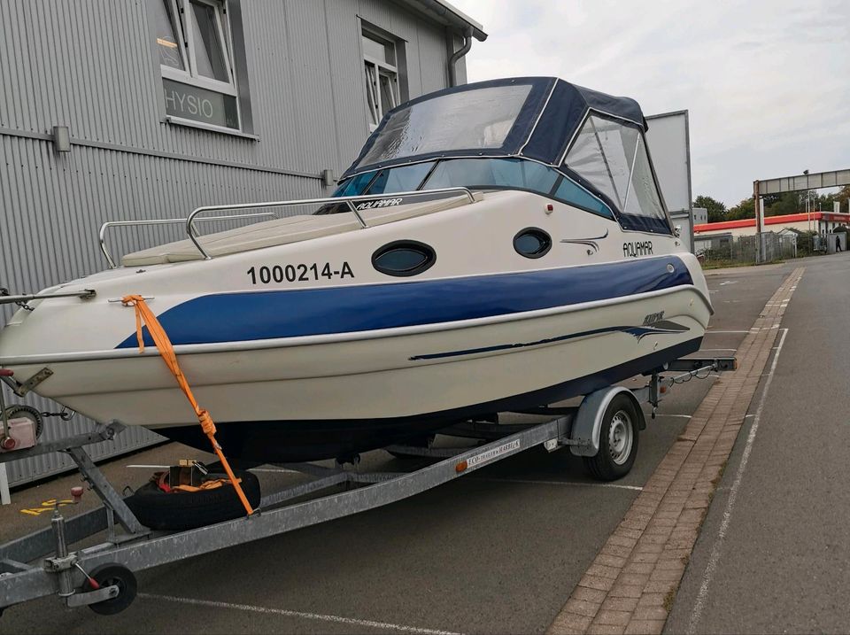 Kajütboot Motorboot Außenborder 90 PS Evinrude in Minden