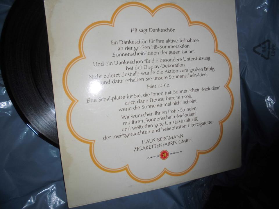 HB Sammler Sonnenschein-Ideen der guten Laune Langspielplatte in Hainburg