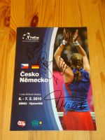 Tennis: Fedcuppartie CZ-D (2010) mit Unterschriften Hannover - Misburg-Anderten Vorschau