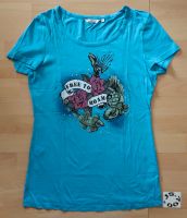 TOM TAILOR T-SHIRT ROSE FISCHE TATTOO PRINT SHIRT M BLAU RAR NEUW Baden-Württemberg - Geislingen an der Steige Vorschau