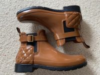 Gummistiefel von HUNTER, Regen-Chelsea-Boots, Gr. 42, UK 8, camel Hessen - Gießen Vorschau