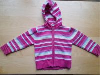 Schöne Strickjacke rosa pink gestreift, Kapuze, 98/104 Niedersachsen - Braunschweig Vorschau