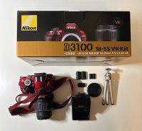 Nikon D3100 AF-S DX NIKKOR 18-55mm inkl. Zubehör Kameratasche München - Bogenhausen Vorschau