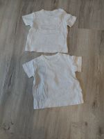 2 weiße T-Shirts für Babys Größe 68 Niedersachsen - Schiffdorf Vorschau