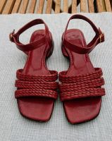 Sandalen Studio Gr 37 Leder rot Flechtriemchen Marke Studio Aachen - Aachen-Mitte Vorschau