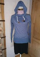Naketano Hoodie Kapuzenpullover dünn blau Anker maritim S Bayern - Immenreuth Vorschau