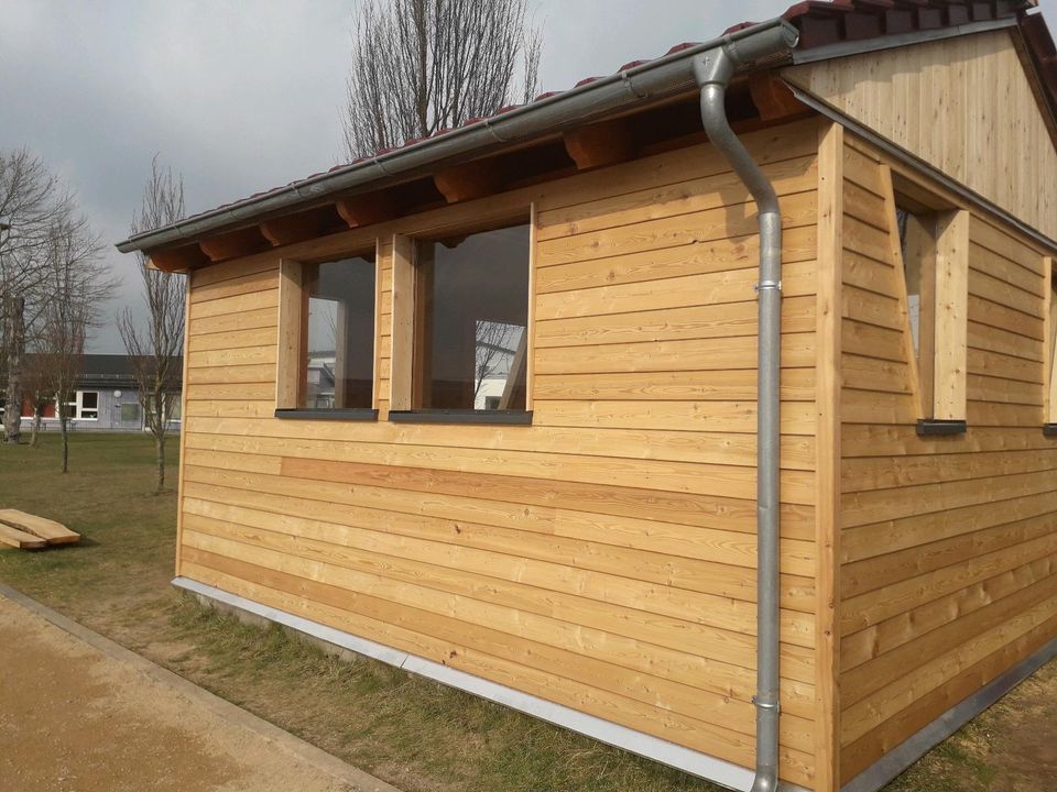 Holzständerbau nach Maß, Holzfassade, Holzverkleidung in Rastenberg