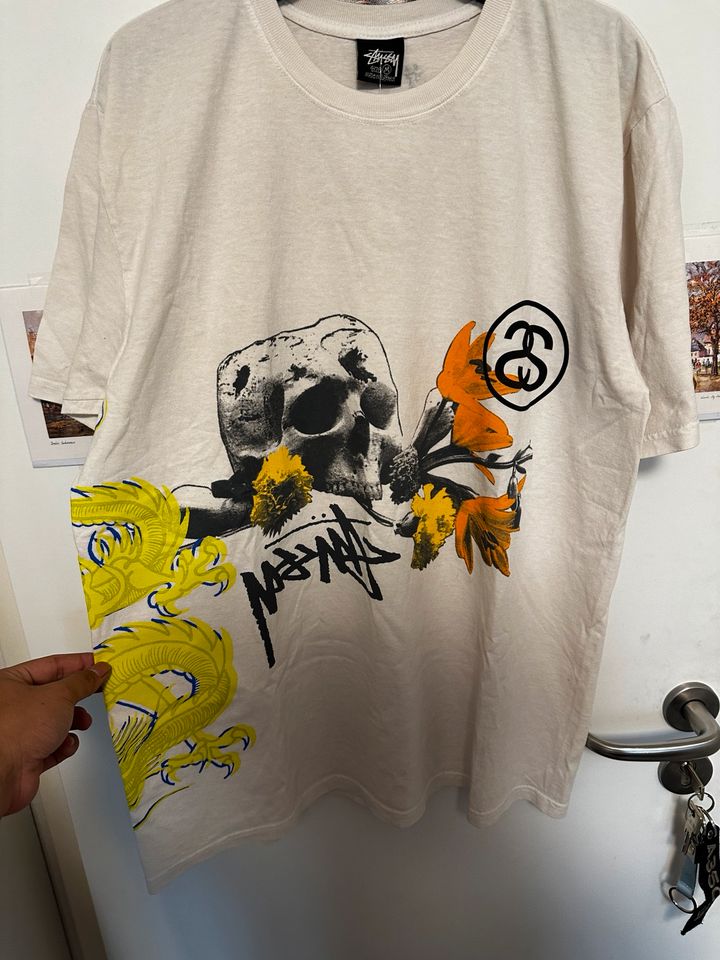 Stussy Strike Pigment Dyed Tee Natural in Hamburg