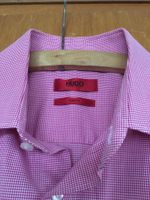 Hugo Boss „HUGO“ Hemd Slim-Fit, kleinkariert hellrot, Gr.38 Hessen - Braunfels Vorschau