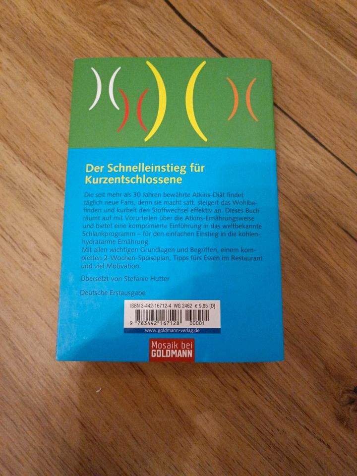 Atkins Basics Sachbuch Diät Kochbuch in Wichtshausen