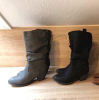 Stiefeletten CityWalk grau & schwarz Gr.37 Baden-Württemberg - Unlingen Vorschau