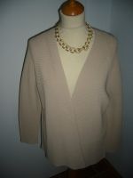 ESISTO, Strickjacke, Cardigan, beige, Baumwolle, Gr. L (38/40) Nordrhein-Westfalen - Eitorf Vorschau