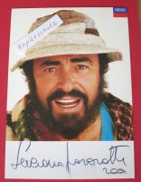 Luciano Pavarotti - Original Autogramm - Autogrammkarte Niedersachsen - Langlingen Vorschau