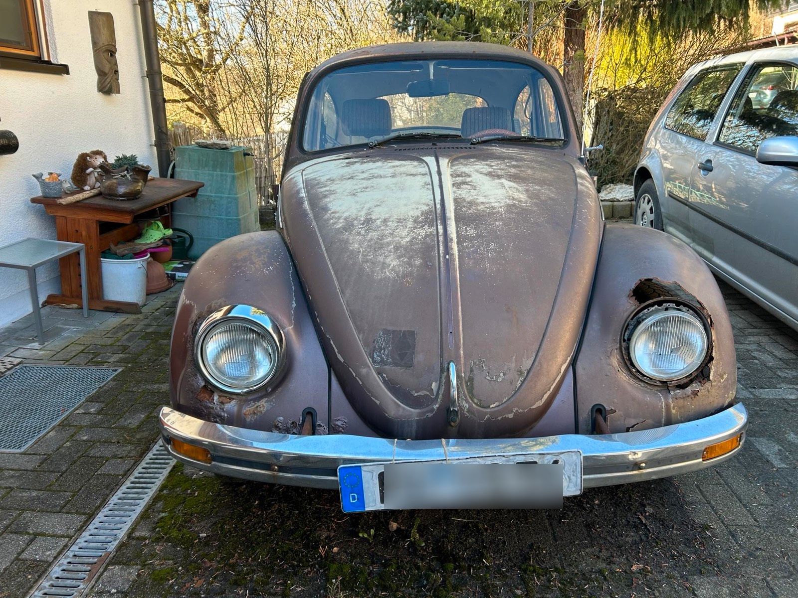 Abbildung des Autos VW Käfer ideal zum resta…