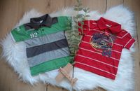 Poloshirt rot grün grau gestreift Junge Gr. 98 Niedersachsen - Rühen Vorschau