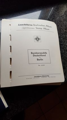 Briefmarken BRD 1958-1982 Komplett Sammlung vordruckblätter in Osterburken