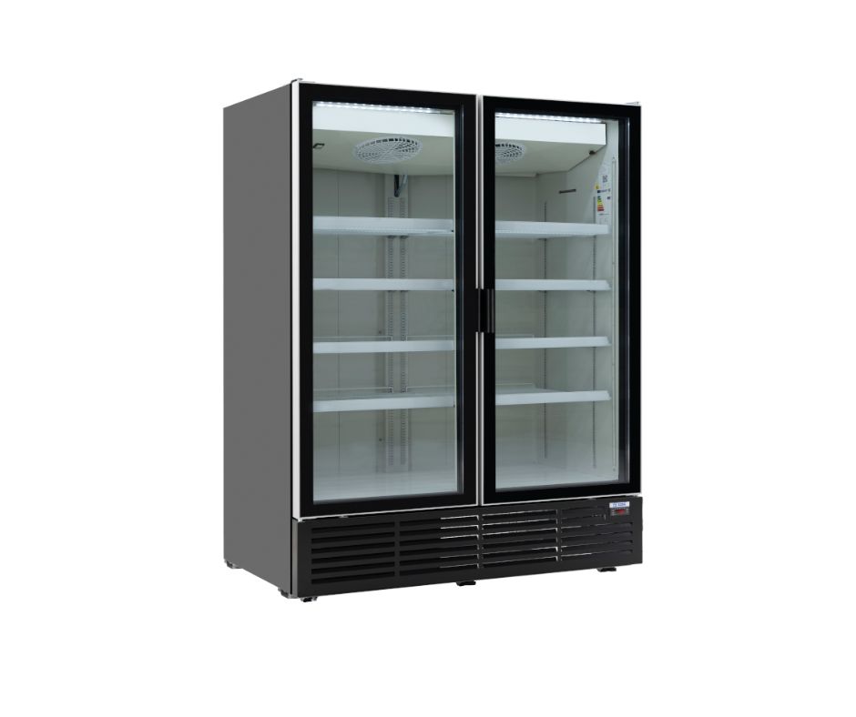 Kühlschrank, Getränkekühlschrank, 3 Glastüren, 3-türig, Umluft, Gewerbe Wandkühlregal, Kühlgerät, Gastronomie, Kiosk, Supermarkt,  Getränkemarkt, Späti, Kioskeinrichtung, Tankstelle, Ladenausstattung in Herne