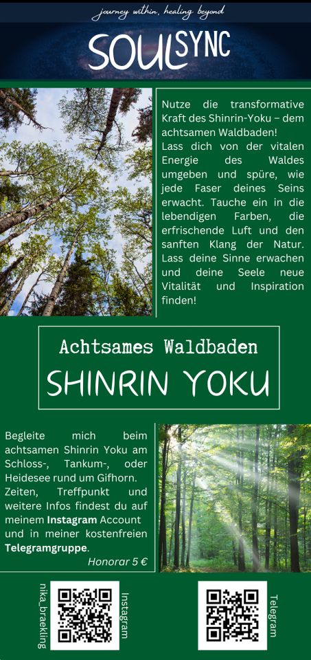 Shinrin Yoku - Achtsames Waldbaden in Gifhorn