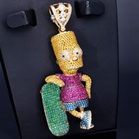 Bart Simpson Massiver Anhänger 585 14K ECHT GOLD Zirkonia NEU Goldanhänger ICED OUT Berlin - Neukölln Vorschau