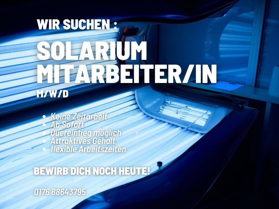 Solarium Mitarbeiter/in gesucht (m/w/d) in Berlin