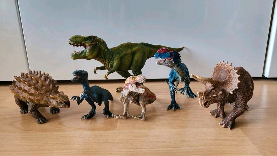 Schleich Dinosaurier(T-Rex, Triceratops, Saichania u. a.) in Laatzen