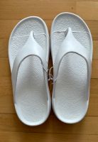 Badeschuhe Flip Flops leichte Plateau 4 cm weiss Neu 40 Baden-Württemberg - Mannheim Vorschau