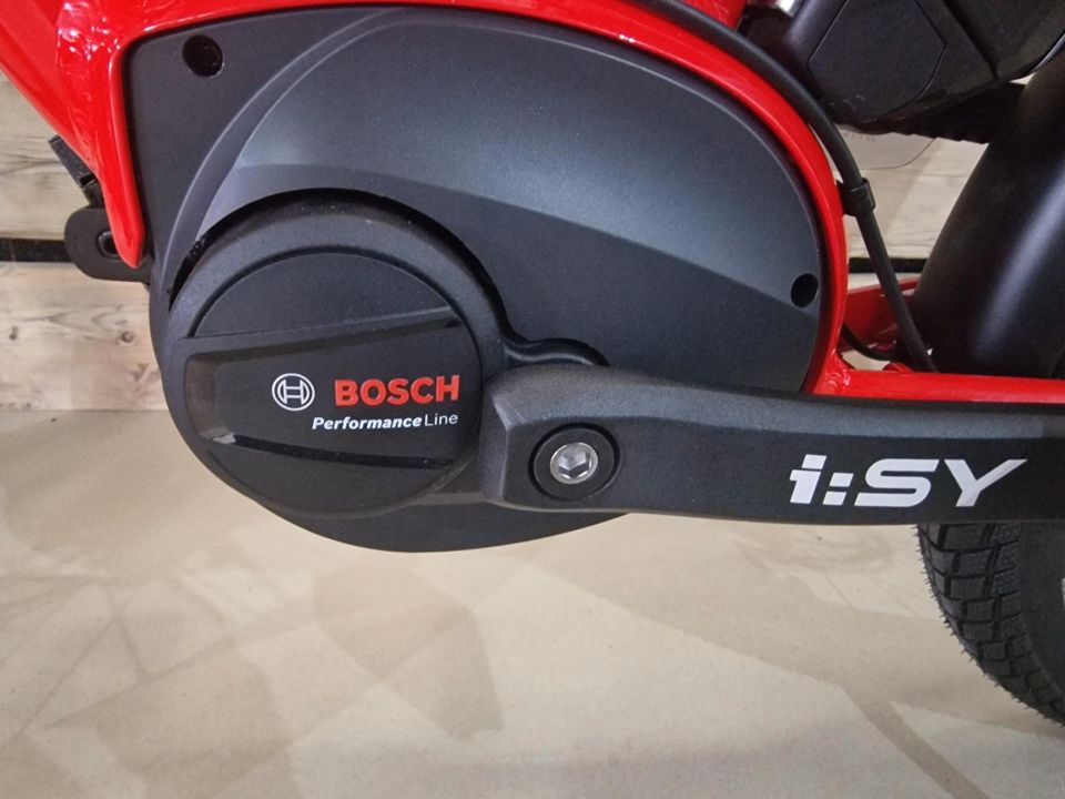 iSY E5 ZR F ** Sonderangebot ** Modell 2023 ** Bosch 75Nm / 545Wh ** Sonderangebot ** Poppy Red in Grauel