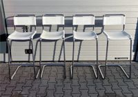 1-4 Thonet Barhocker weis Leder Vintag Nordrhein-Westfalen - Krefeld Vorschau