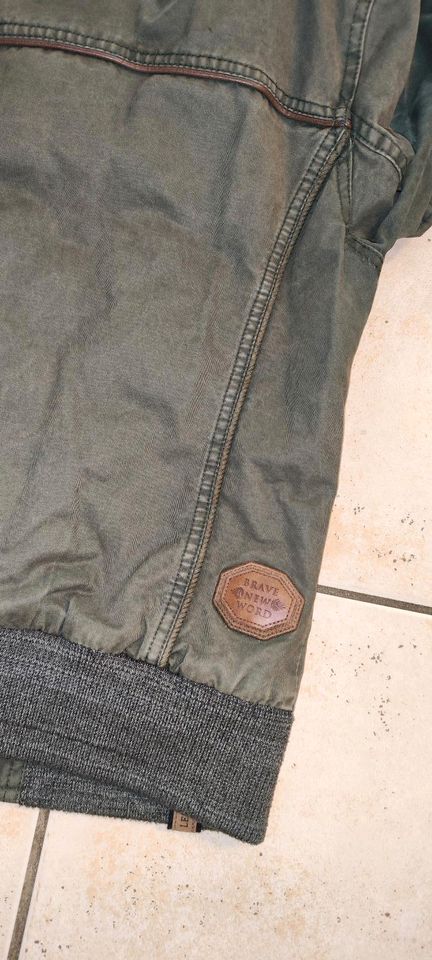 Naketano Sweat-jacke Jacke Weste S 34 36 grün Salbei Petrol Khaki in Voerde (Niederrhein)