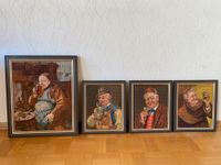 Vier hochwertige Bilderrahmen (mit Stickbildern) Baden-Württemberg - Hemmingen Vorschau