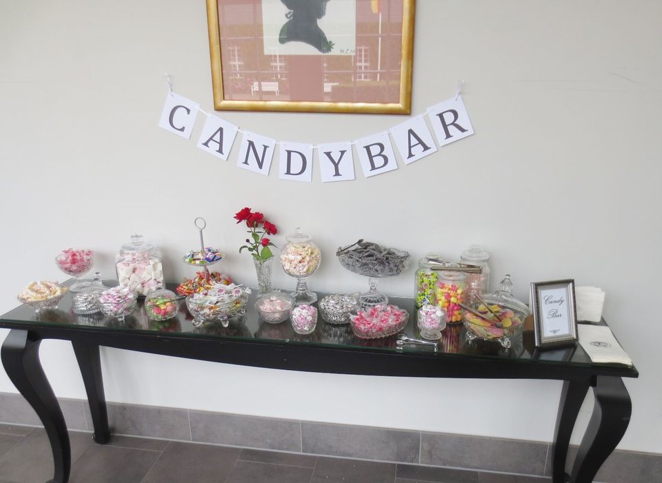 Candy Bar Zubehör Gläser Vintage Schicht Bonbonglas Zangen usw in Bad Driburg