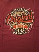 Shirt / T-Shirt / Geburtstagsshirt 40 Jahre in Größe L Berlin - Tempelhof Vorschau