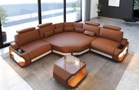 Leder Ecksofa Asti Mini mit großer Relax Ecke und LED Beleuchtung Berlin - Treptow Vorschau