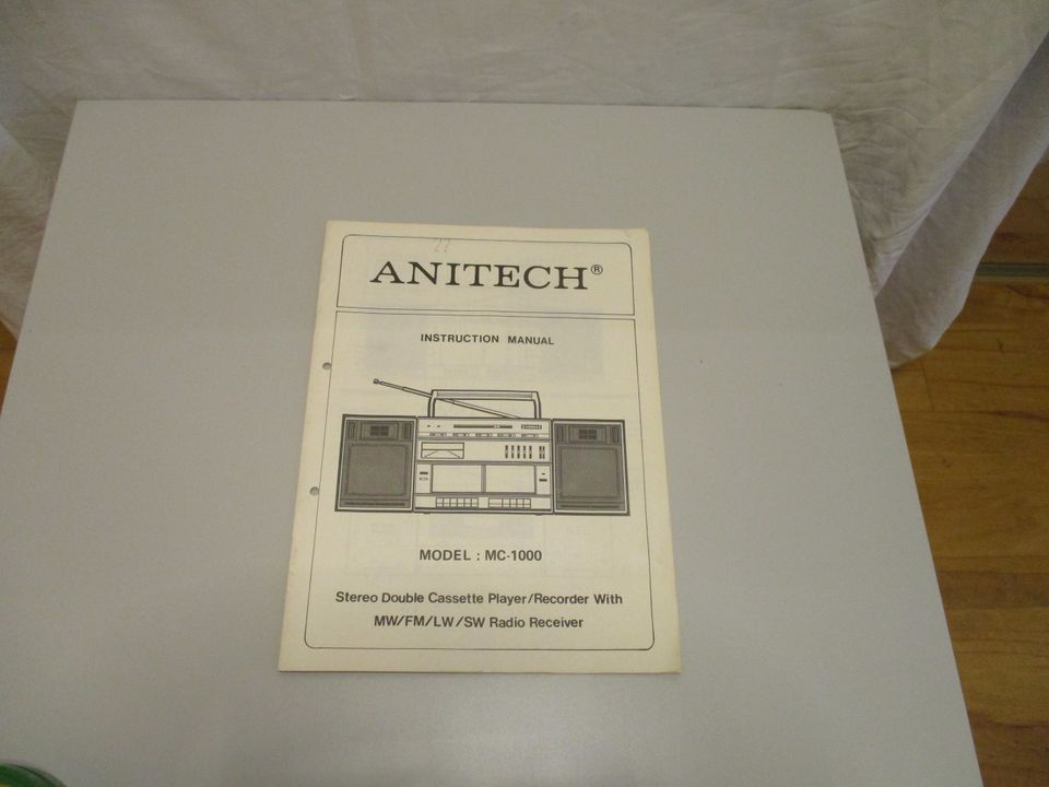 Radiorecorder Ghettoblaster Boombox Kassettendeck+ Gebra. in Grevenbroich