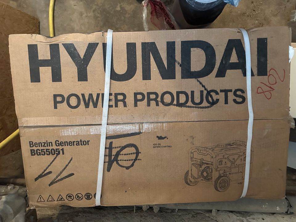 Hyundai Stromgenerator Benzin original verpackt !! in Neustadt-Glewe