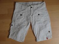 Edc By Esprit Shorts Capri Damen Gr. 32 weiß Bermuda turn up Schwerin - Großer Dreesch Vorschau
