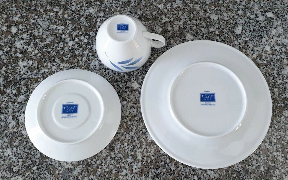 Flirt by Ritzenhoff & Breker R&B Porzellan Kaffeeservice Set 6tlg in Freiburg im Breisgau