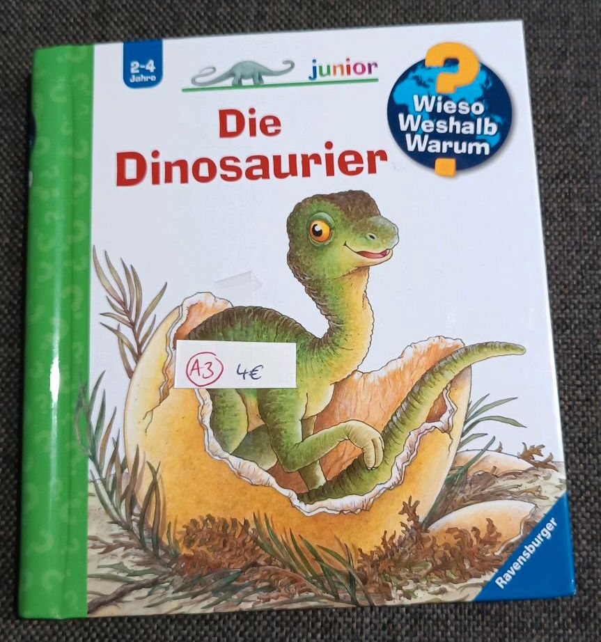 Wieso weshalb warum Junior Bücher Traktor Dinosaurier Eisenbahn in Steyerberg