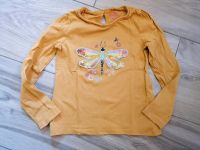 Shirt, langarm 128 c&a, Schmetterling, senfgelb/ocker Bayern - Aichach Vorschau
