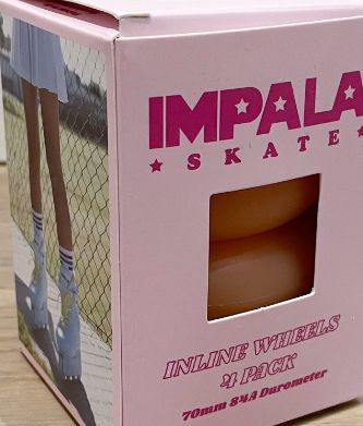 4 x IMPALA Inline Skates Rollen - pink und wie NEU in Düsseldorf