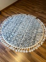 Boho Teppich rund beige grau D: 120 cm Nordrhein-Westfalen - Neukirchen-Vluyn Vorschau