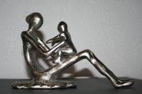 Skulptur Mutter/ Frau /Kind Aluminium, Nachlass,Mango? Casablanca Saarland - Riegelsberg Vorschau