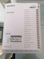 Bedienungsanleitung Manual für Sony TV Fernseher Bravia! Hessen - Lollar Vorschau