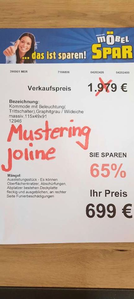 Kommode  mit Beleuchtung,statt 1979€ in Merseburg