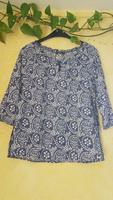 Bluse, blau-weiß, 3/4 Ärmel, Gr M Baden-Württemberg - Aulendorf Vorschau