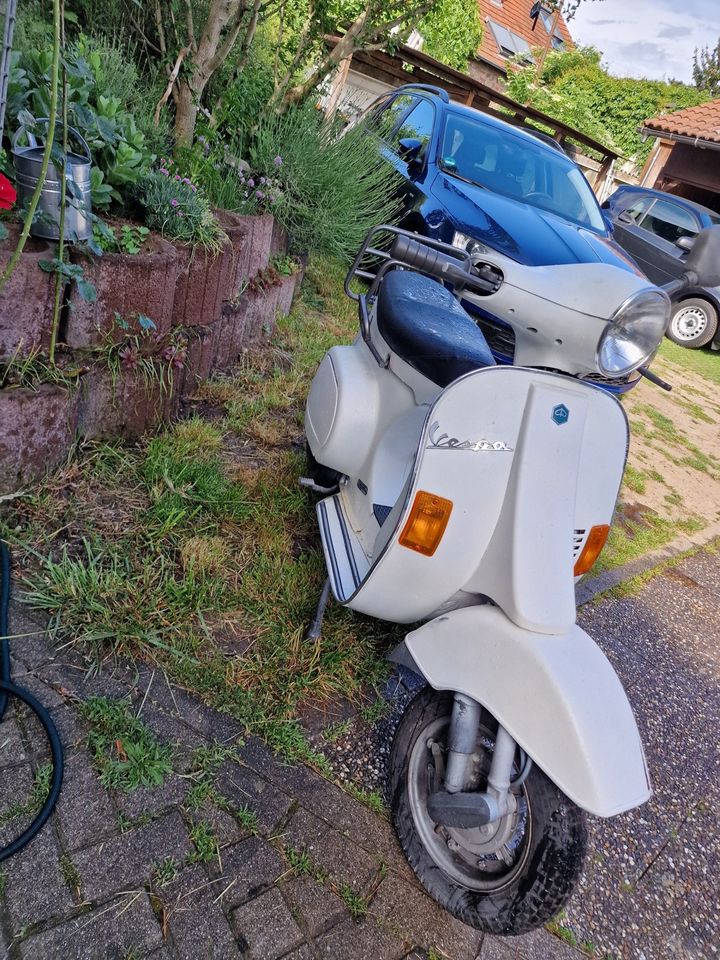 Vespa PK 50 XL 2 PK50 XL2 weiß/Creme Roller in Karlsruhe