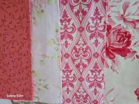 Patchworkstoff 1A Qualität Baumwolle rosa/weiss Blumen Saarland - Püttlingen Vorschau