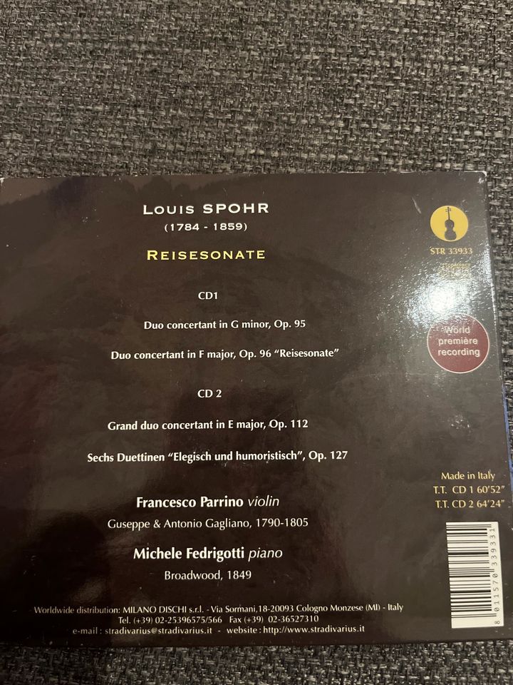 Louis Spohr CD Violine in Düsseldorf