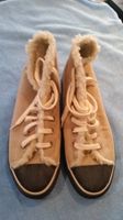 Warme Sneakers beige Gr. 41 Bayern - Thiersheim Vorschau