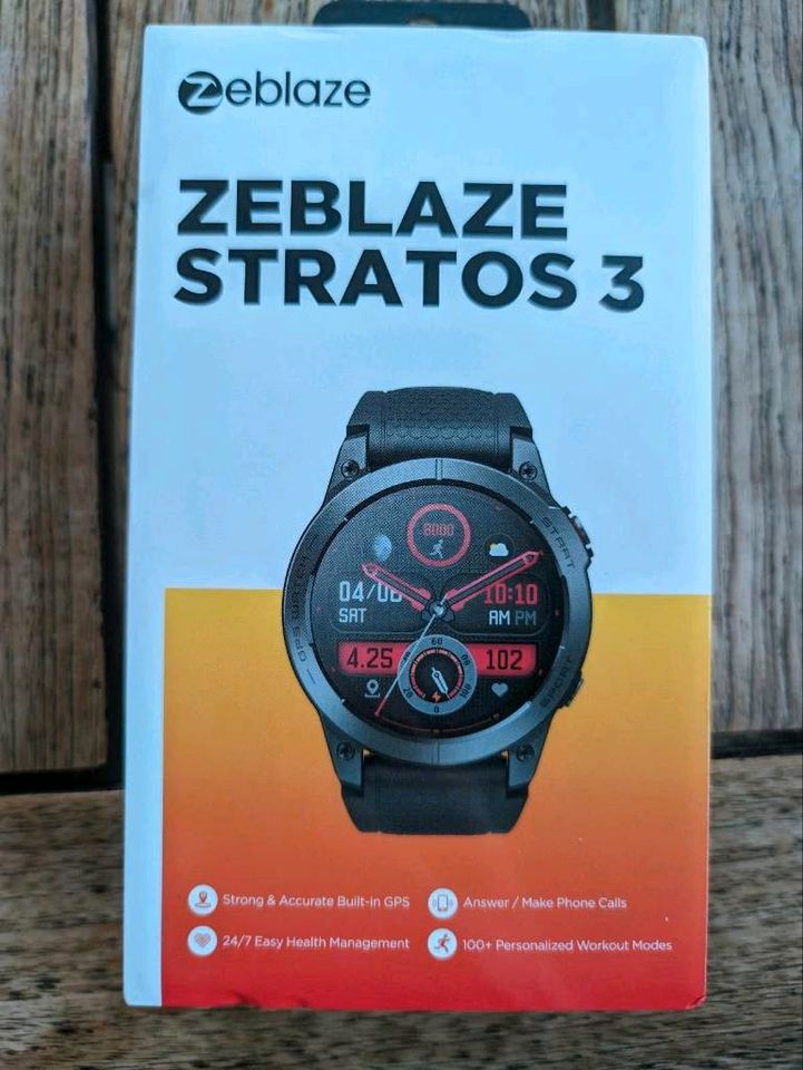 Smartwatch Zeblaze Stratos 3 mit GPS und Anruffunktion in Waldenbuch